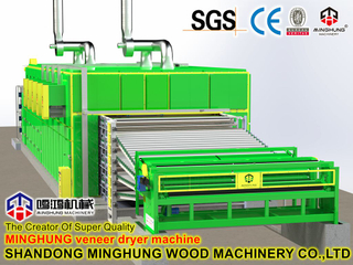 Machine de séchage de dessiccateur de placage de noyau pour la chaîne de production de contreplaqué